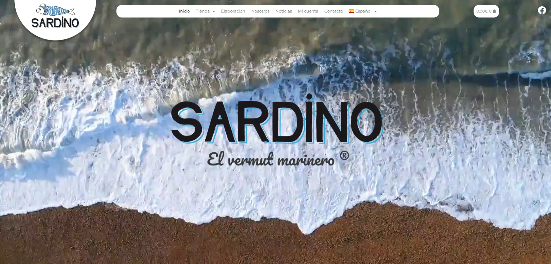 Sardino Ejemplo de pagina con diseño web en Santiago de compostela por TerritorioWeb